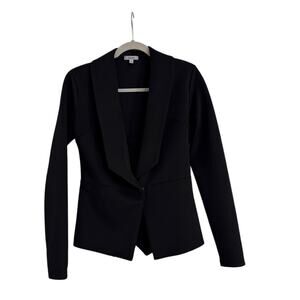 Cache Black Fitted Single Button Blazer Career Office Size Women's 2